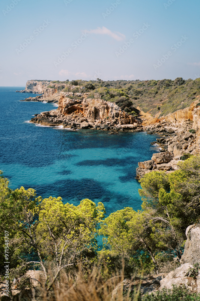 Obraz premium Cala S’Almunia, Calo Des Moro, Majorca Spain