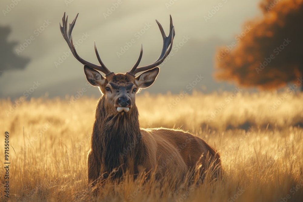 Deer in tall grass Deer in tall grass