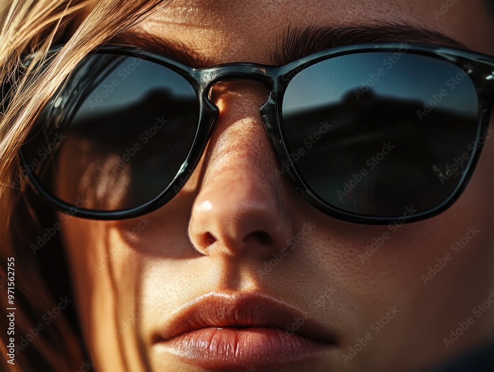 Woman with sunglasses Woman with sunglasses