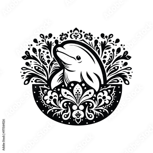 Beluga in folk art