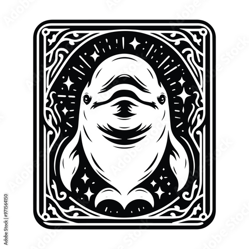 Beluga in Tarot card