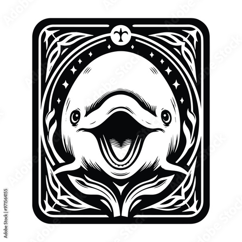 Beluga in Tarot card