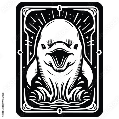 Beluga in Tarot card