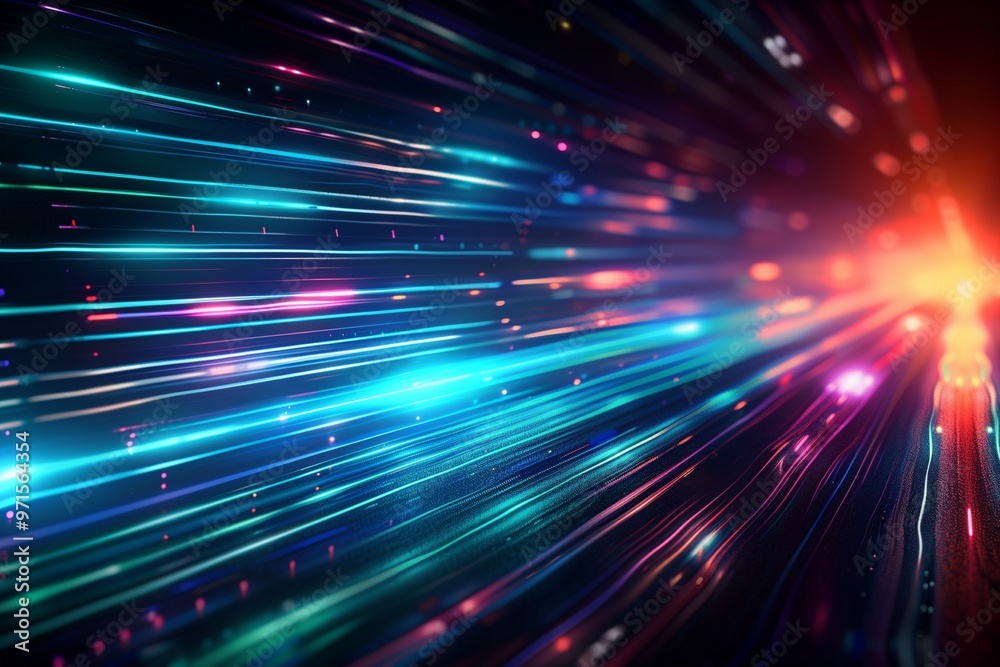 Light speed motion technology background Light speed motion technology background