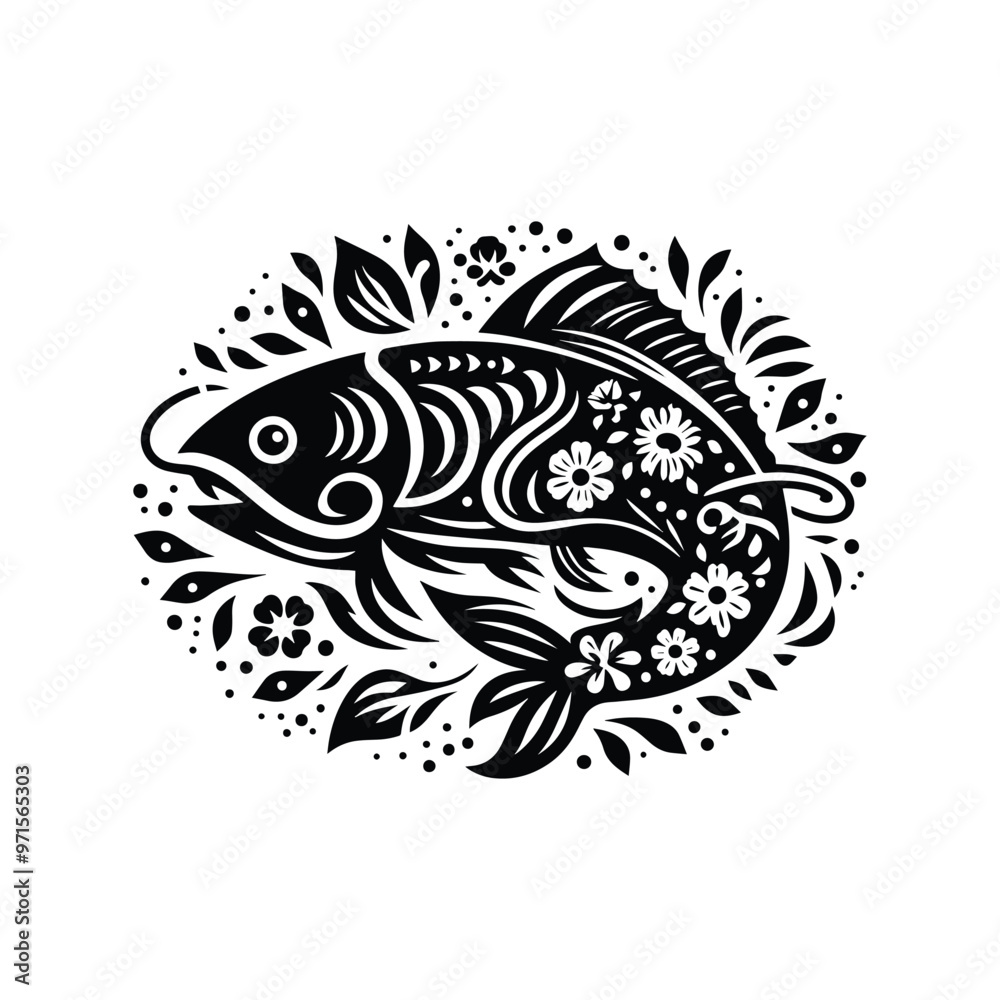 Catfish in folk art Catfish in folk art
