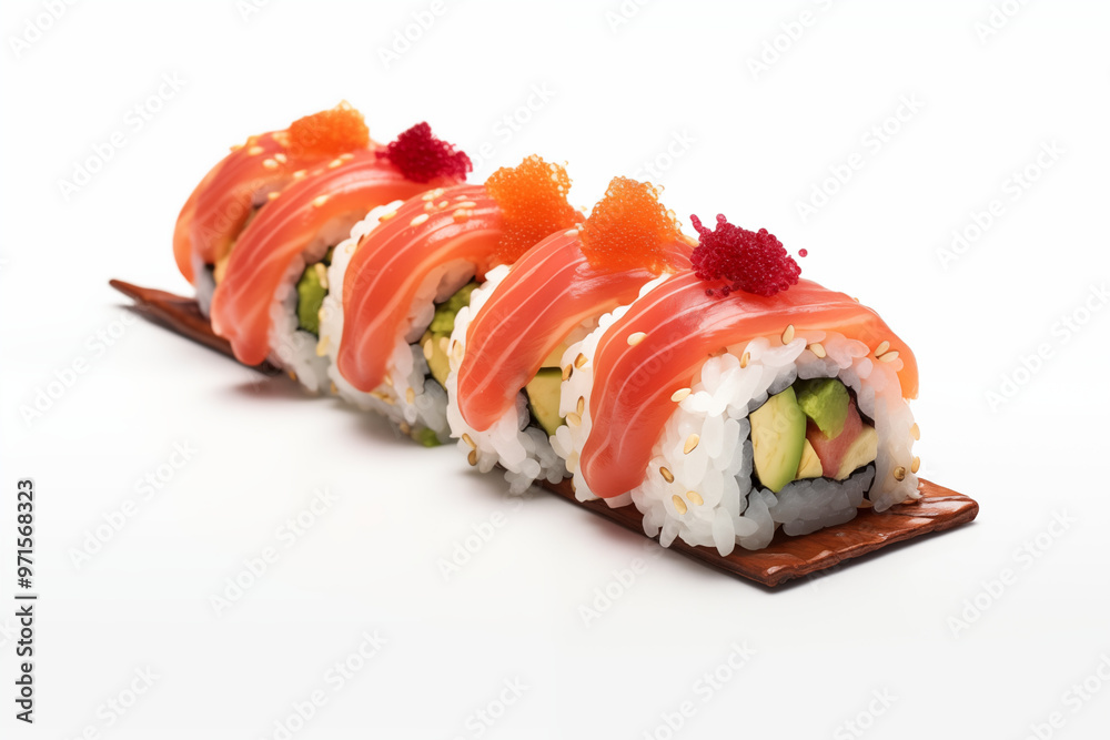 Sushi on white background. Sushi themes. Asian cuisine themes. Asian restaurant. Sushi making. PNG cut out. Image for graphic designer. Image for flyers. Sushi on white background. Sushi themes. Asian cuisine themes. Asian restaurant. Sushi making. PNG cut out. Image for graphic designer. Image for flyers.