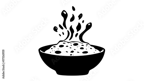 Creamy or chunky substance integrated into dough, adding richness and flavor, vector illustration art