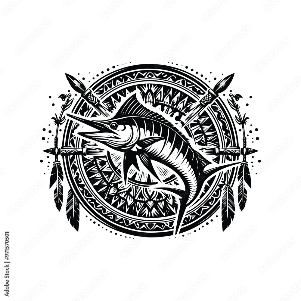 marlin fish in bohemian marlin fish in bohemian