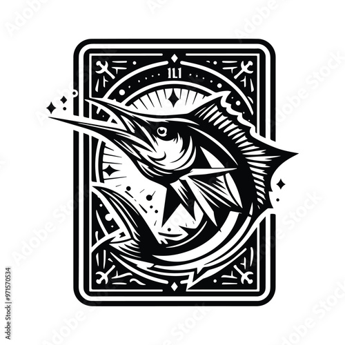 marlin fish in Tarot card