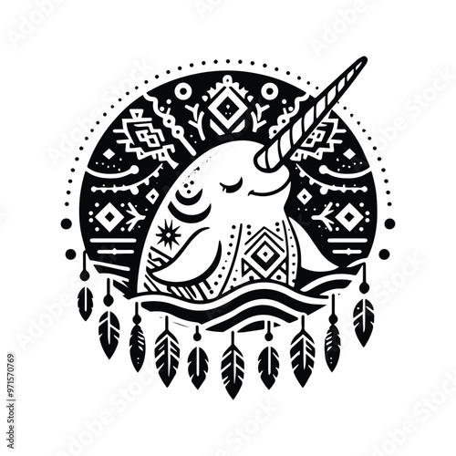 Narwhal in bohemian