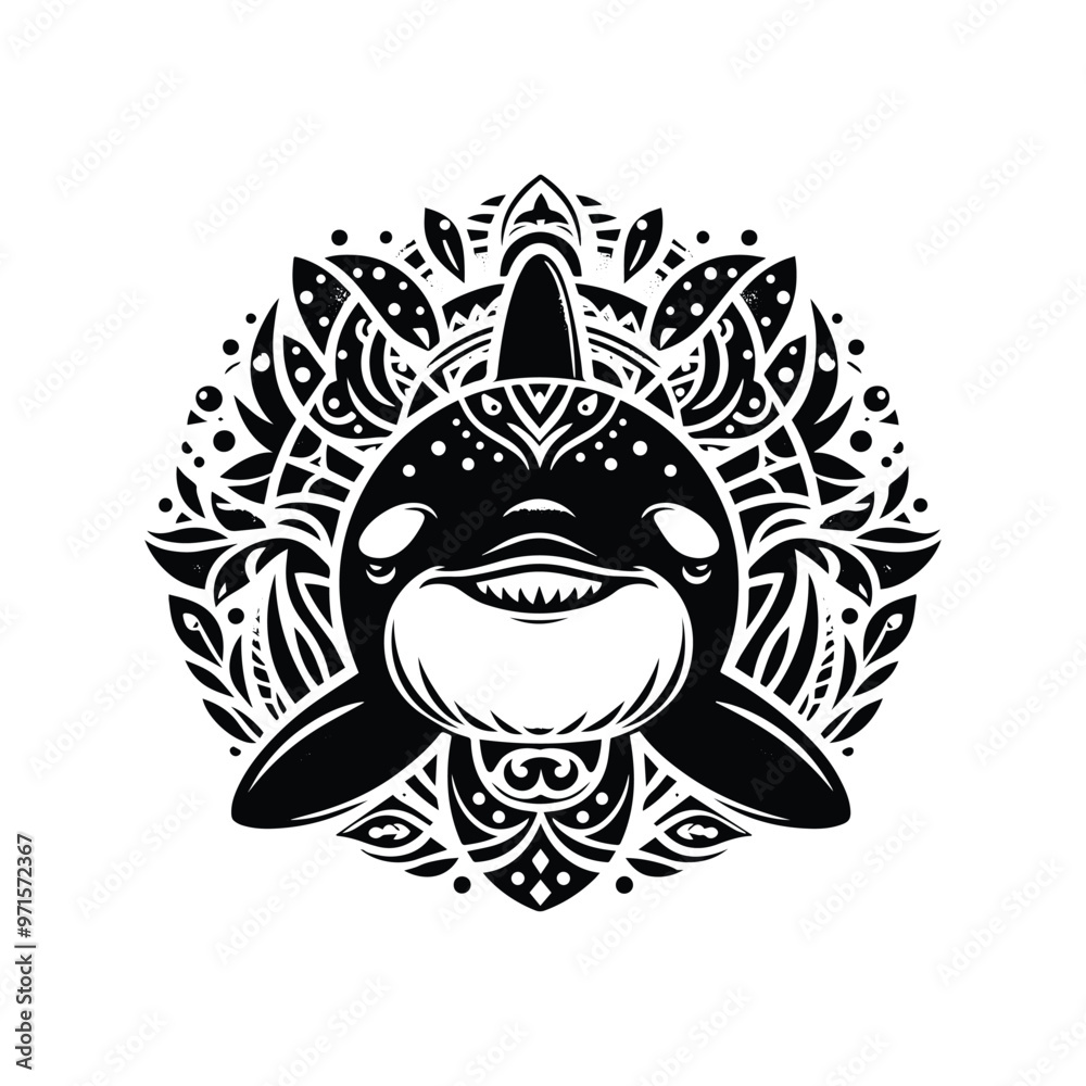Fototapeta premium orca fish in bohemian