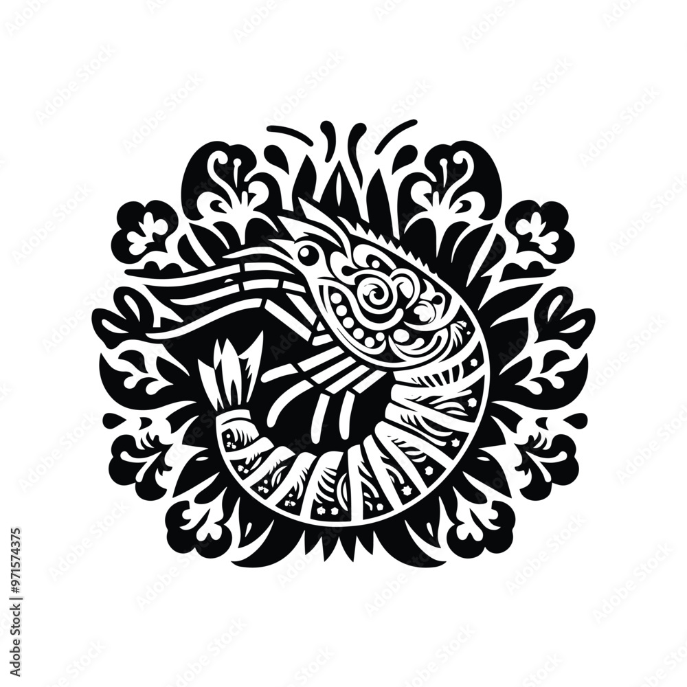 Shrimp in folk art Shrimp in folk art