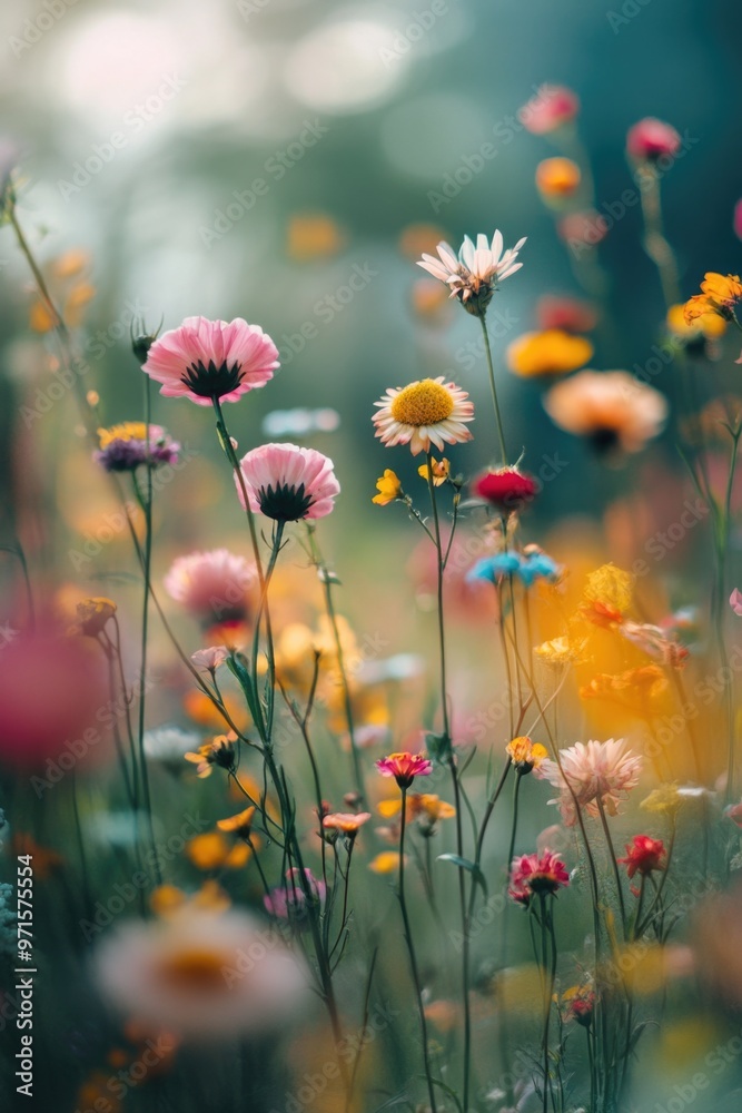 Flowers in Grass Flowers in Grass
