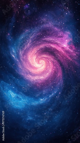 Purple and Blue Spiral Gradient Vibrant Texture Background