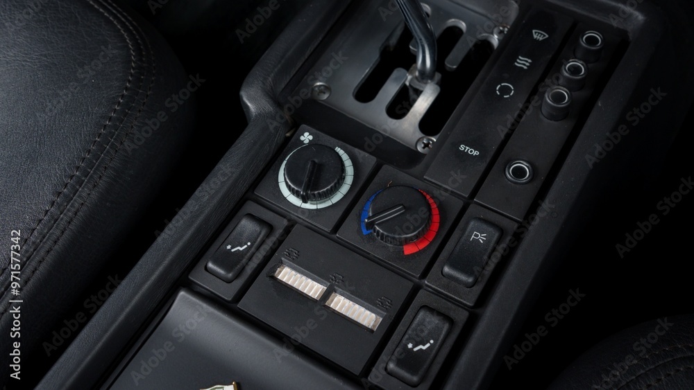 Fototapeta premium Gated shifter in a car