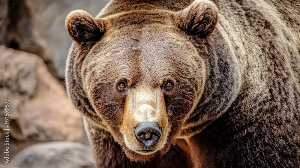 Fototapeta premium Close-Up of a Grizzly Bear