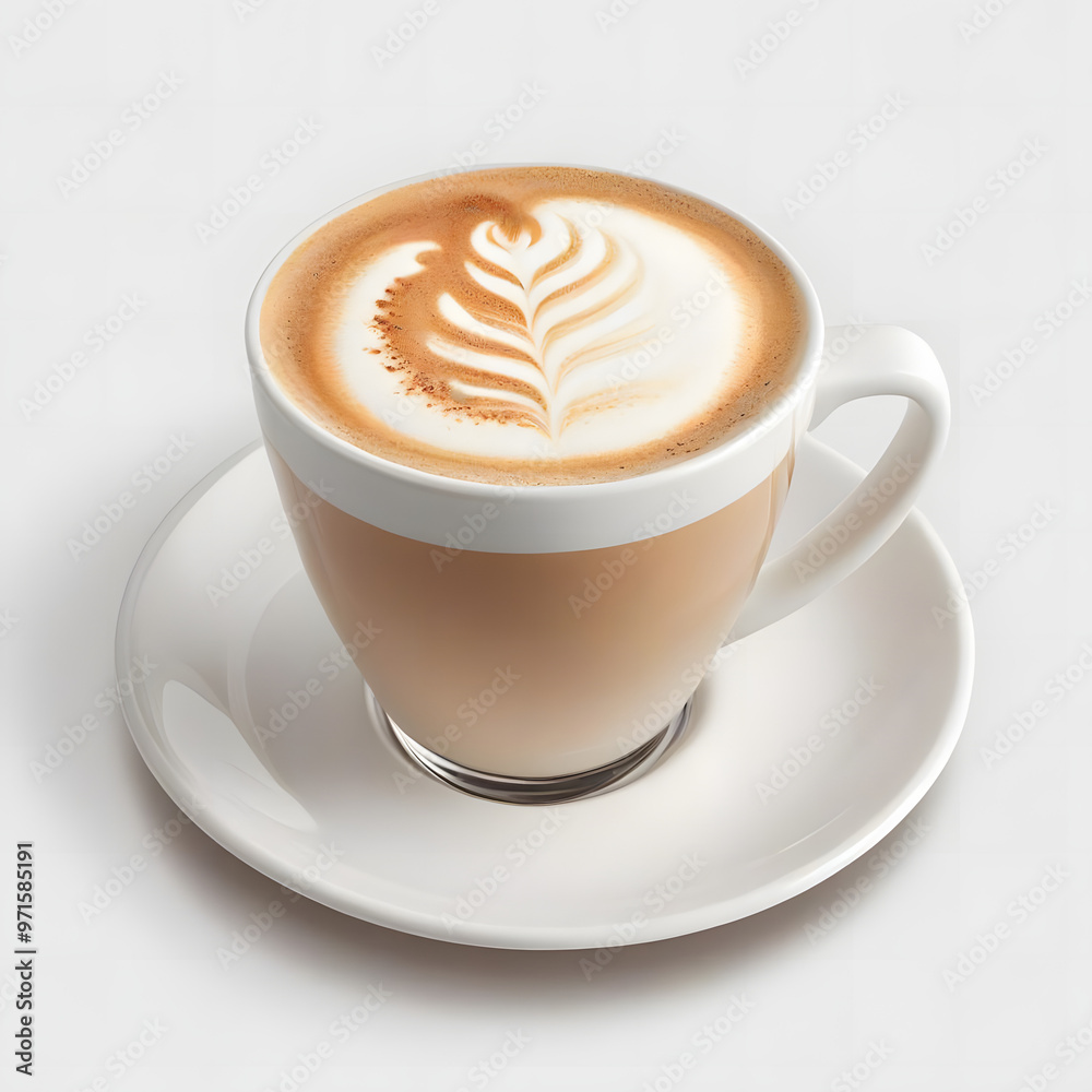 cup of coffee with cream cup of coffee with cream