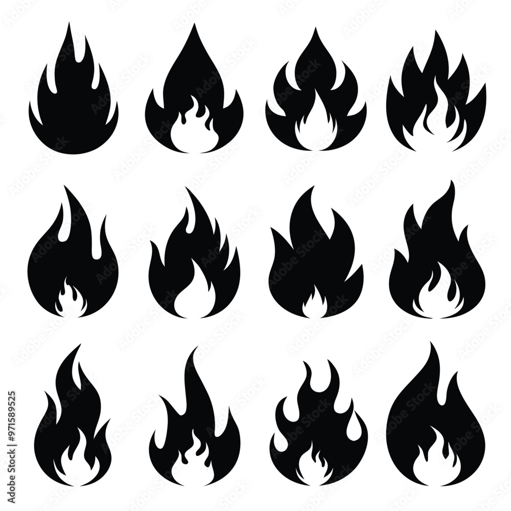 Fire Icon Set Symbol cartoon png , Flame Burn icon EPS Vector Fire Icon Set Symbol cartoon png , Flame Burn icon EPS Vector
