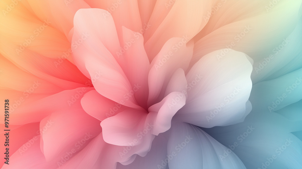 Fototapeta premium a rainbow color rose background