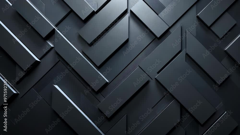 Modern geometric design featuring bold black textures and layered patterns, showcasing artistic depth and visual intrigue Modern geometric design featuring bold black textures and layered patterns, showcasing artistic depth and visual intrigue