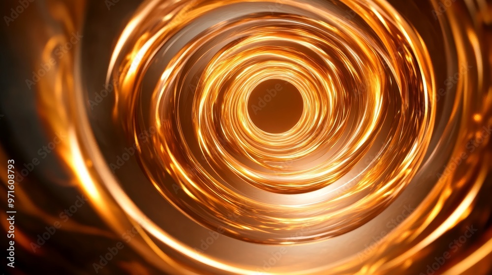 A mesmerizing abstract image of swirling golden light, representing concepts such as infinity, energy, transformation, cyclical nature, and the passage of time. A mesmerizing abstract image of swirling golden light, representing concepts such as infinity, energy, transformation, cyclical nature, and the passage of time.