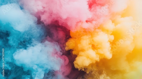 Abstract Smoke Colors