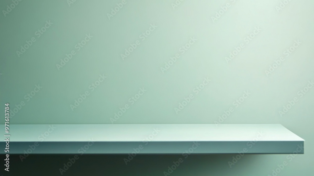 A minimalist shelf against a soft, muted background, emphasizing simplicity and space. A minimalist shelf against a soft, muted background, emphasizing simplicity and space.