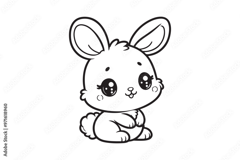 Cute baby bunny outline image 51.eps Cute baby bunny outline image 51.eps