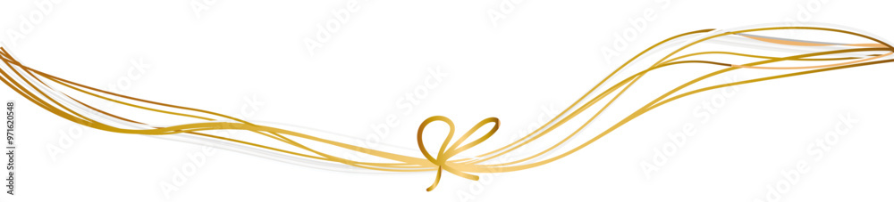 Band gold Banner Schleife Band gold Banner Schleife
