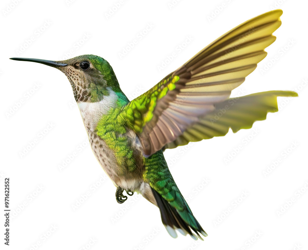 Obraz premium PNG Hummingbird hovering animal nature.