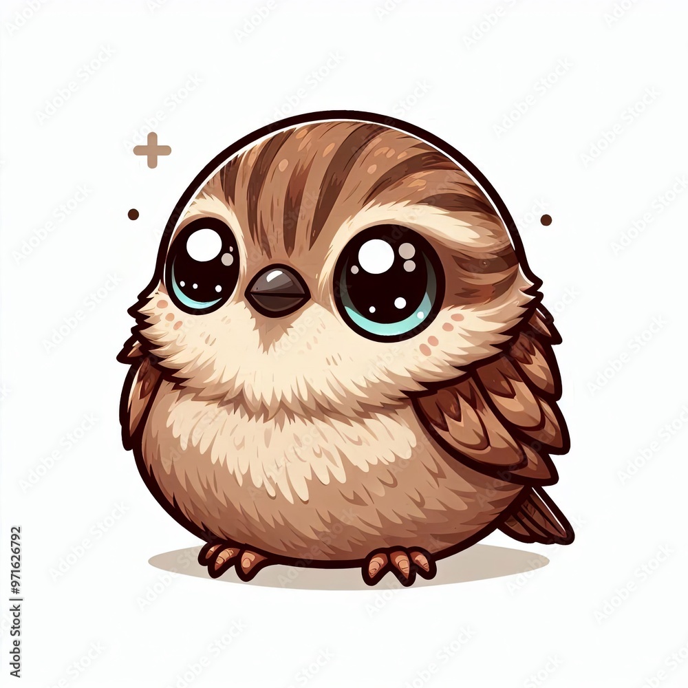 Fototapeta premium Sweet Sparrow Delight