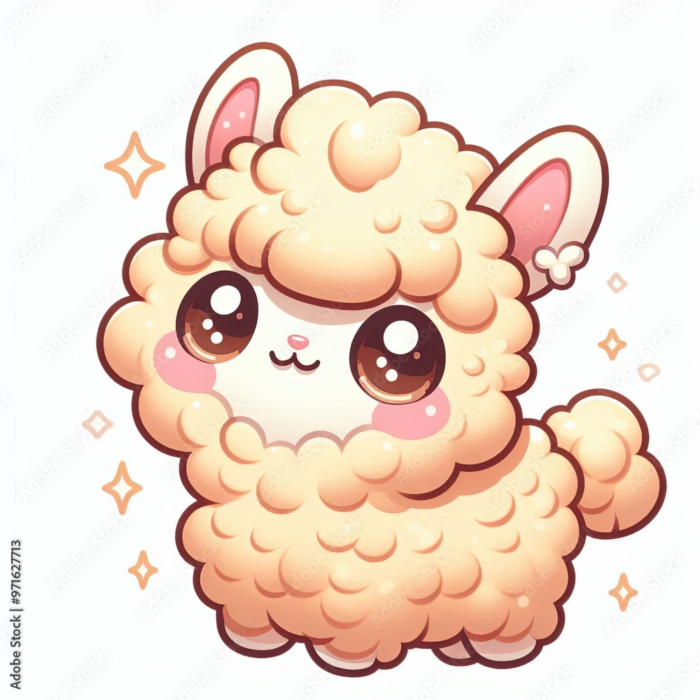 Adorable Big-Eyed Llama Joy Adorable Big-Eyed Llama Joy