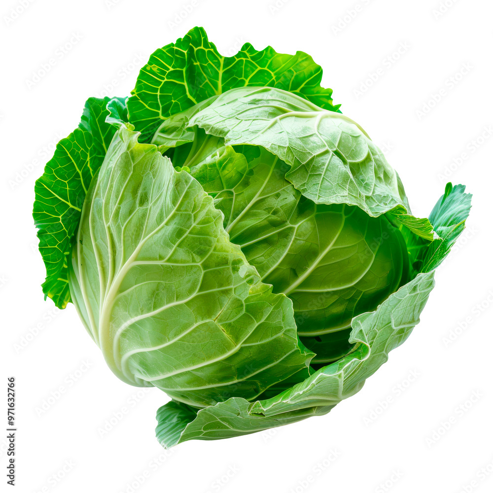 Obraz premium Cabbage. Isolated on transparent background.
