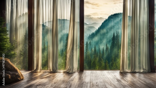 view through the window