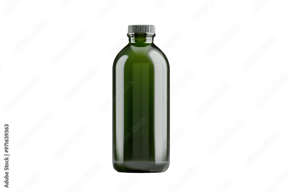 Practical travel bottle with a spill-resistant feature and a handy carrying strap isolated on transparent background Practical travel bottle with a spill-resistant feature and a handy carrying strap isolated on transparent background