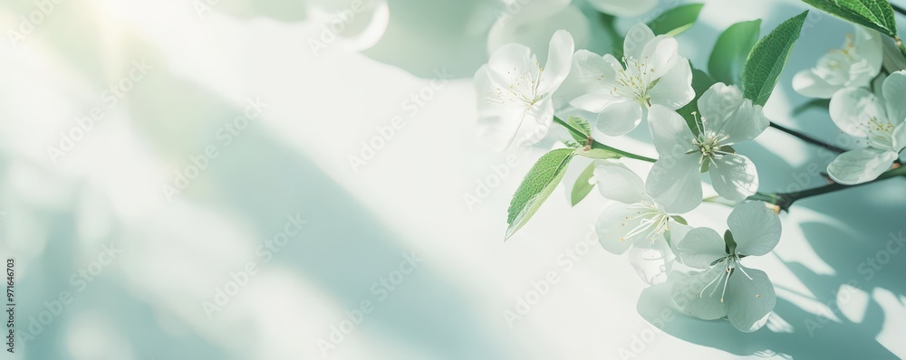 A serene composition of delicate white flowers bathed in soft light, symbolizing peace and tranquility among nature's beauty. A serene composition of delicate white flowers bathed in soft light, symbolizing peace and tranquility among nature's beauty.