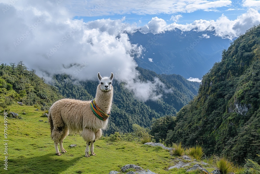 Fototapeta premium llama