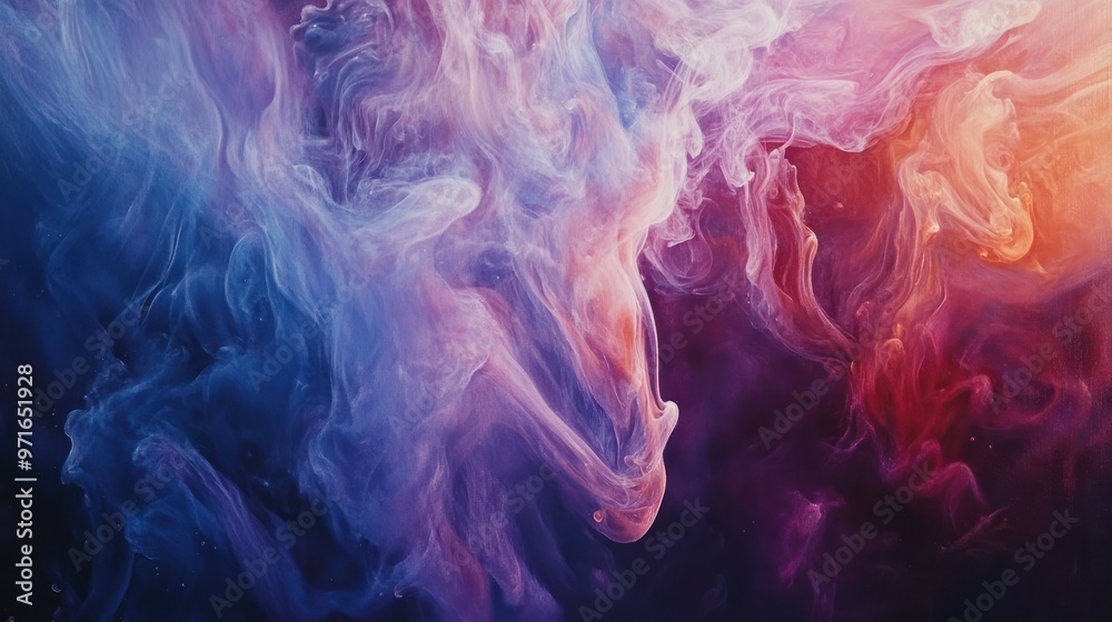 Fototapeta premium Abstract Swirling Colors in Water