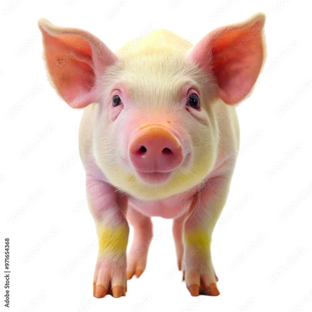 Pig Isolated on transparent background. Pig Isolated on transparent background.