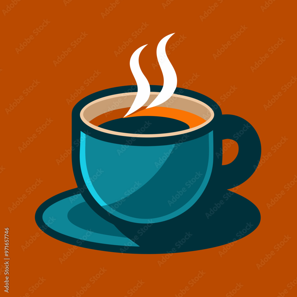 Obraz premium coffee/tea vector, warm drink