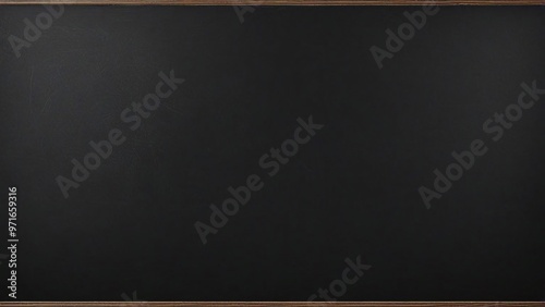 Blank black board chalkboard texture blackboard background generative AI