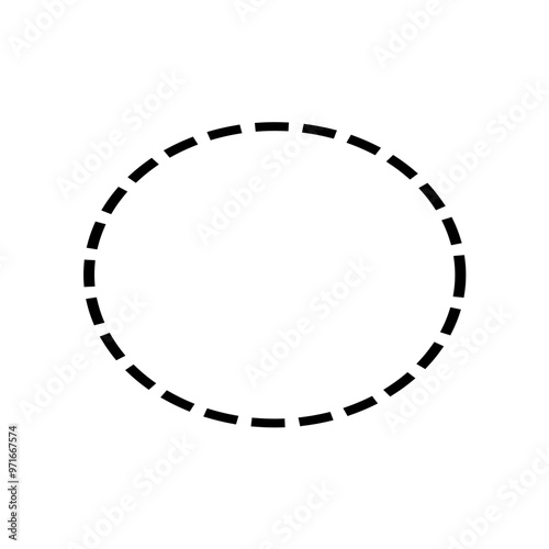 circular dotted frame