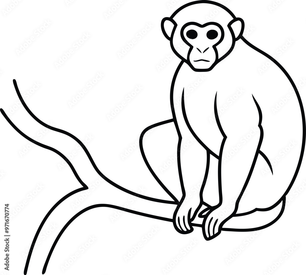 Tree Hugging Monkey Vector Design
Tree Hugging Monkey Vector Design