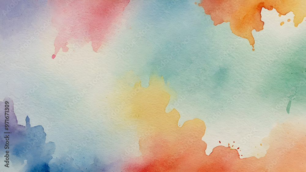Obraz premium Colorful watercolor background. Abstract watercolor background template . Abstract Modern Backgrounds. Abstract