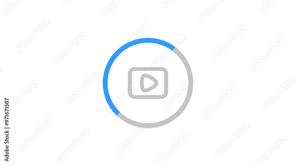 Video File Uploading Icon animation, Process for Digital Content Management, Motion Graphic Illustrating File Transfer for Websites, Apps, Etc. looping animation, Alpha channel, transparent background