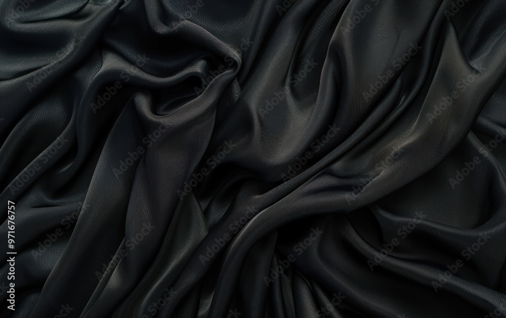Black fabric cloth texture pattern background Black fabric cloth texture pattern background