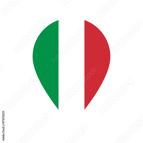 Free Download Italy flag location icon - GFXLoad