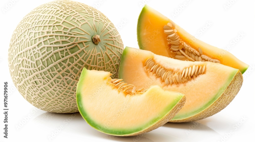ripe juicy fresh melon pulp ripe juicy fresh melon pulp