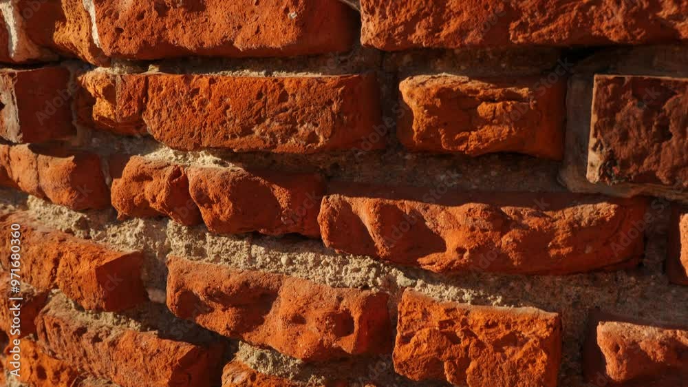 Close-up of weathered bricks, showcasing historical charm. Close-up of weathered bricks, showcasing historical charm.