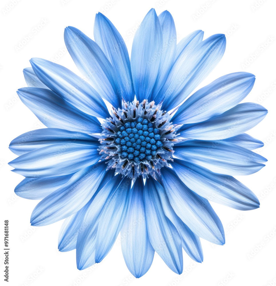 PNG Vibrant blue flower macro shot PNG Vibrant blue flower macro shot